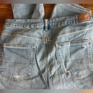 American Eagle Outfitters Blue Straight Jeans